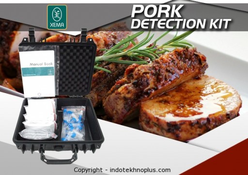 Alat Uji Kandungan Babi Pada Makanan/Daging - Pork Detection Kit 200 Test