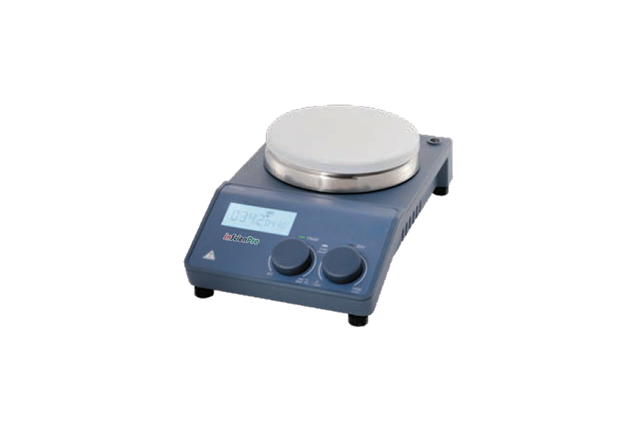 ONiLAB Digital Hotplate Magnetic Stirrer - 380°C Max, 200-1500 RPM, Timer, Includes Temp Probe, Stand & Stir Bar (5L Capacity)